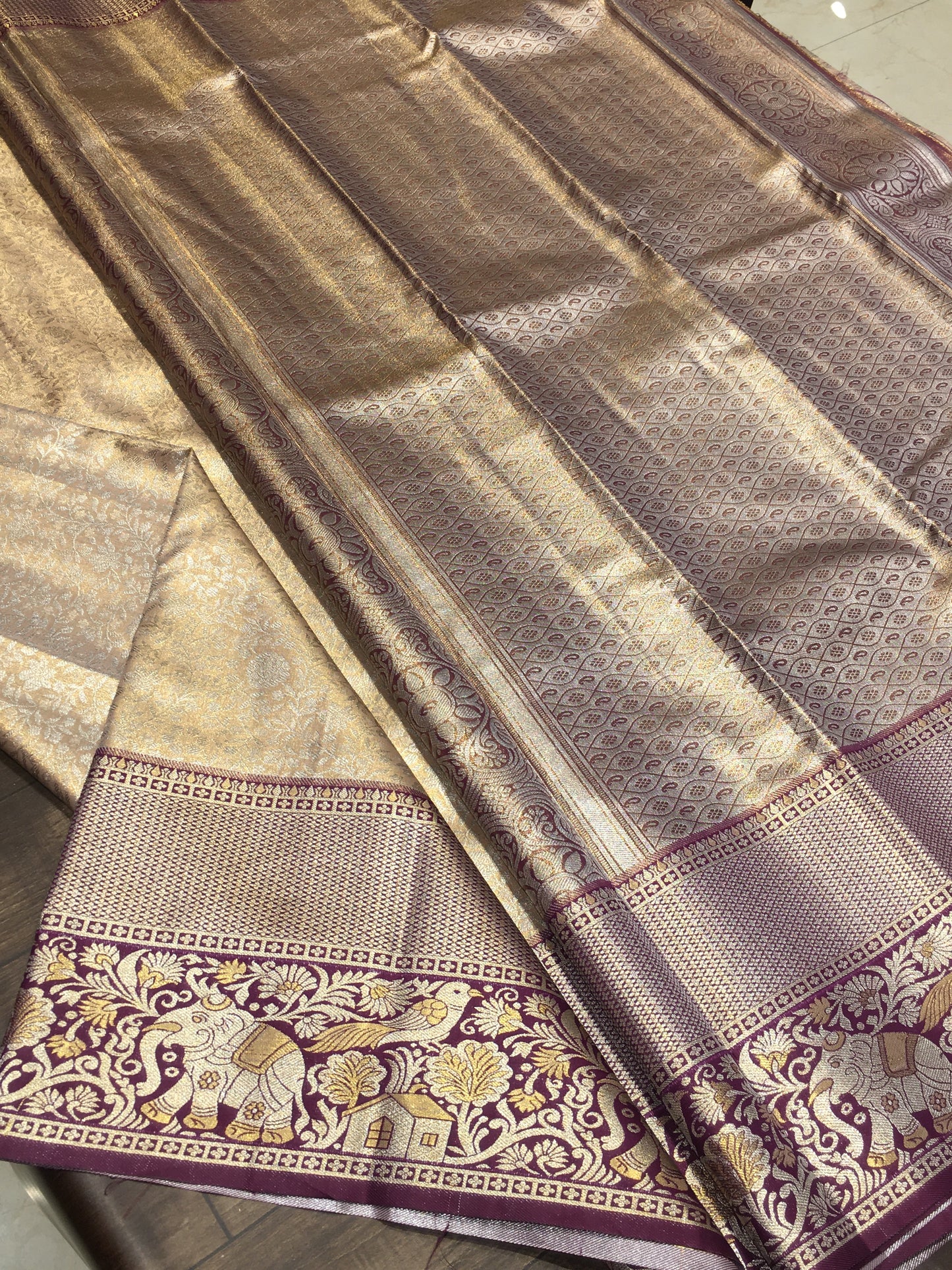 Semi Kanchipuram Tissue