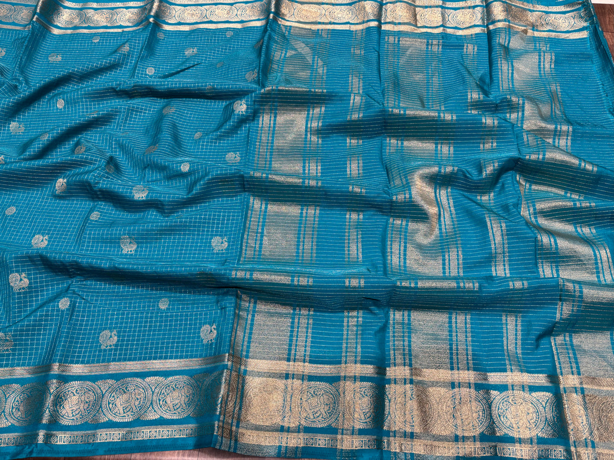 Semi Mysore Crape Silk