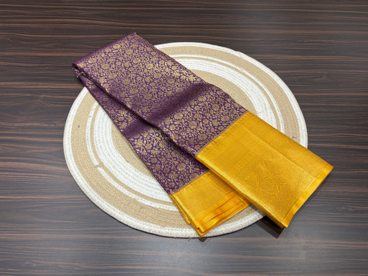 Semi Kanchipuram silk