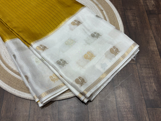 Semi Mysore crape saree