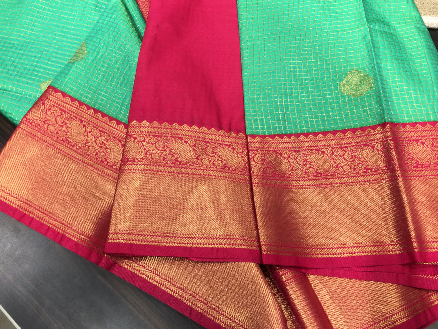 Semi Kanchipuram silk