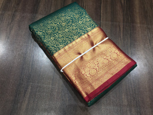 Semi Kanchipuram brocade