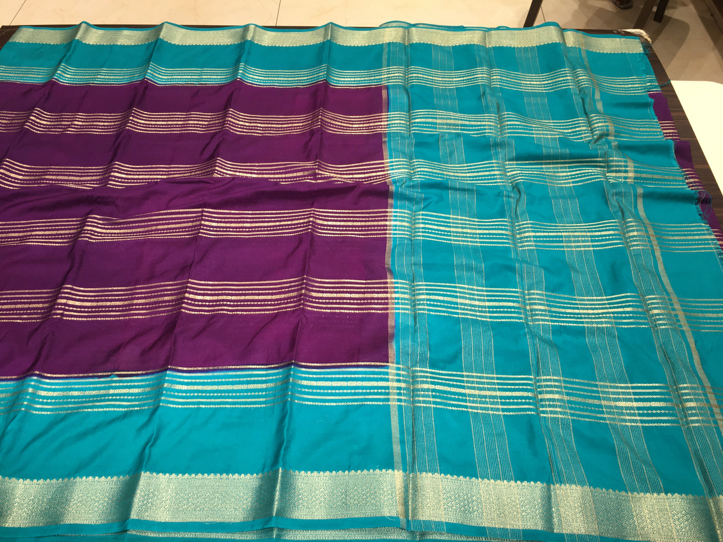 Mysore crape saree