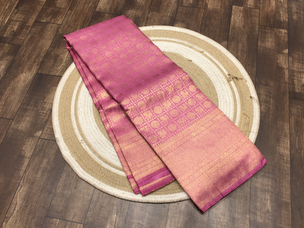 Satin crape saree