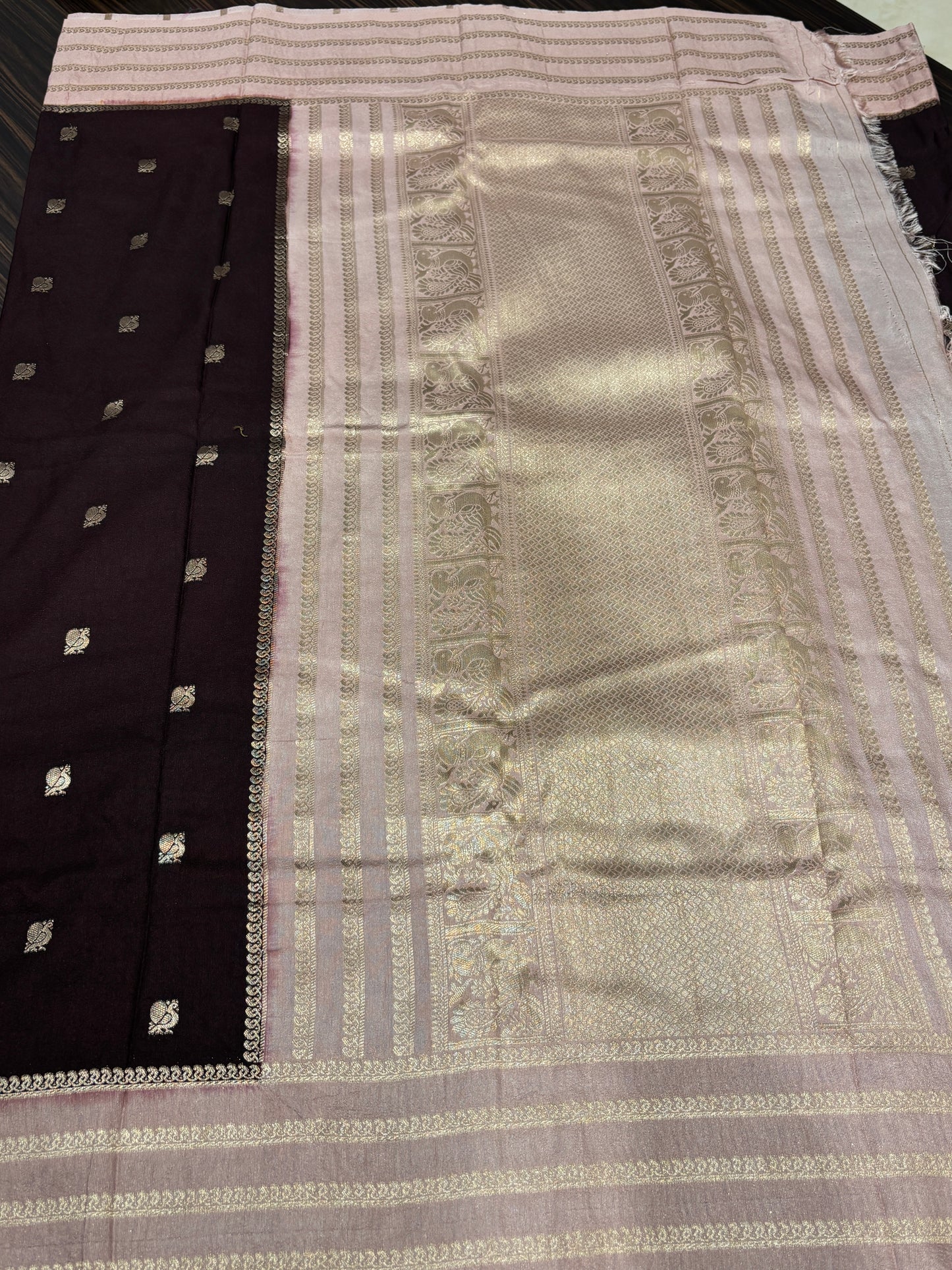 Soft crape saree
