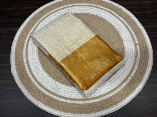 Semi Kanchipuram silk