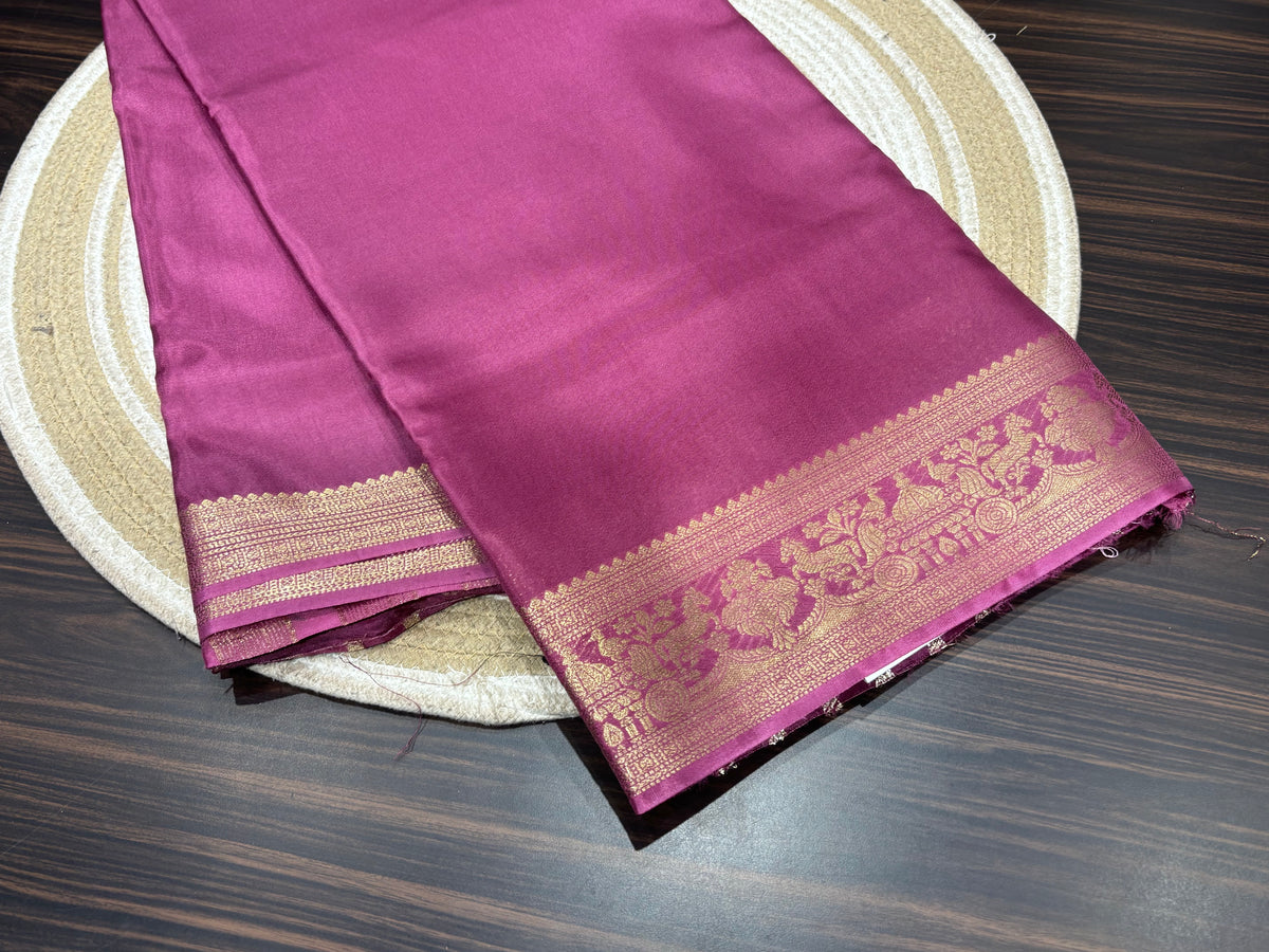 Semi Mysore Crape Silk