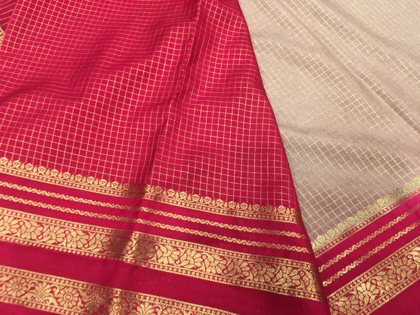 Semi Mysore Crape Silk