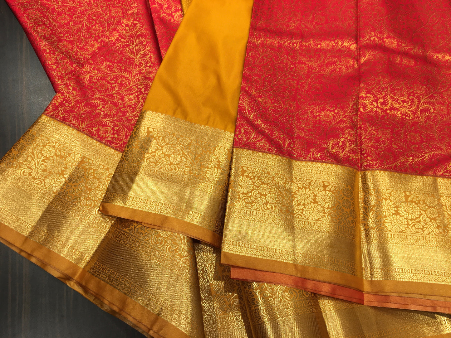 Semi Kanchipuram silk