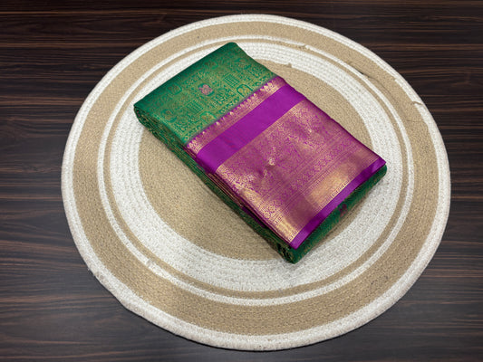 Semi Kanchipuram silk