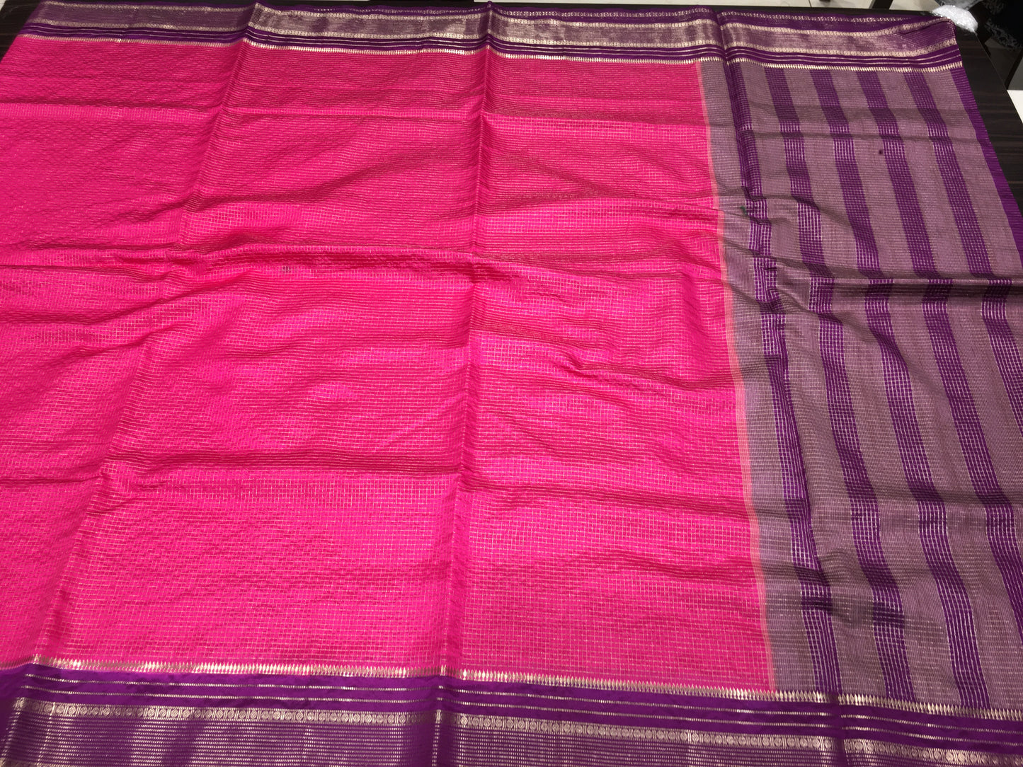 Moonga Crape Saree