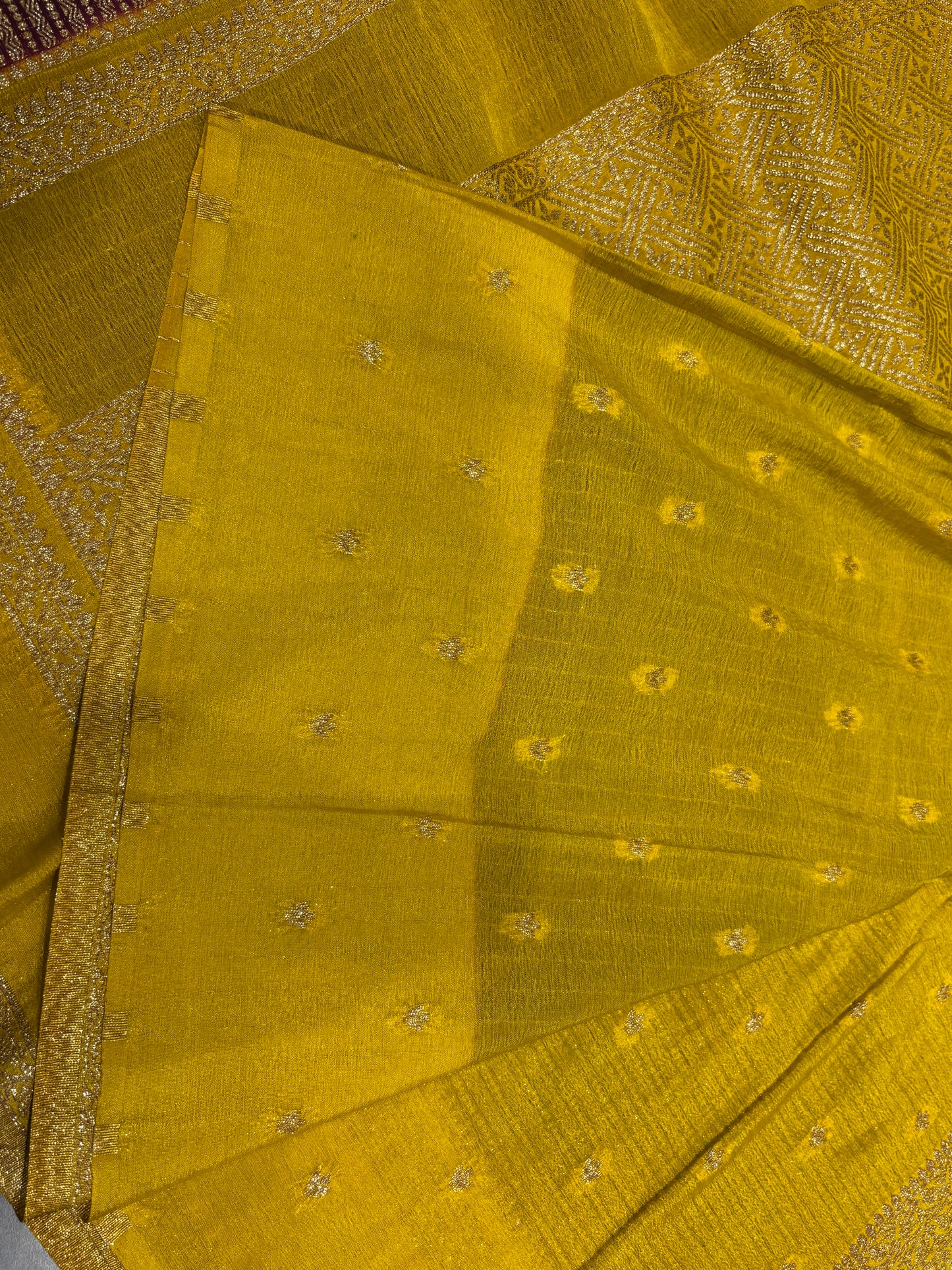 Dupion silk saree