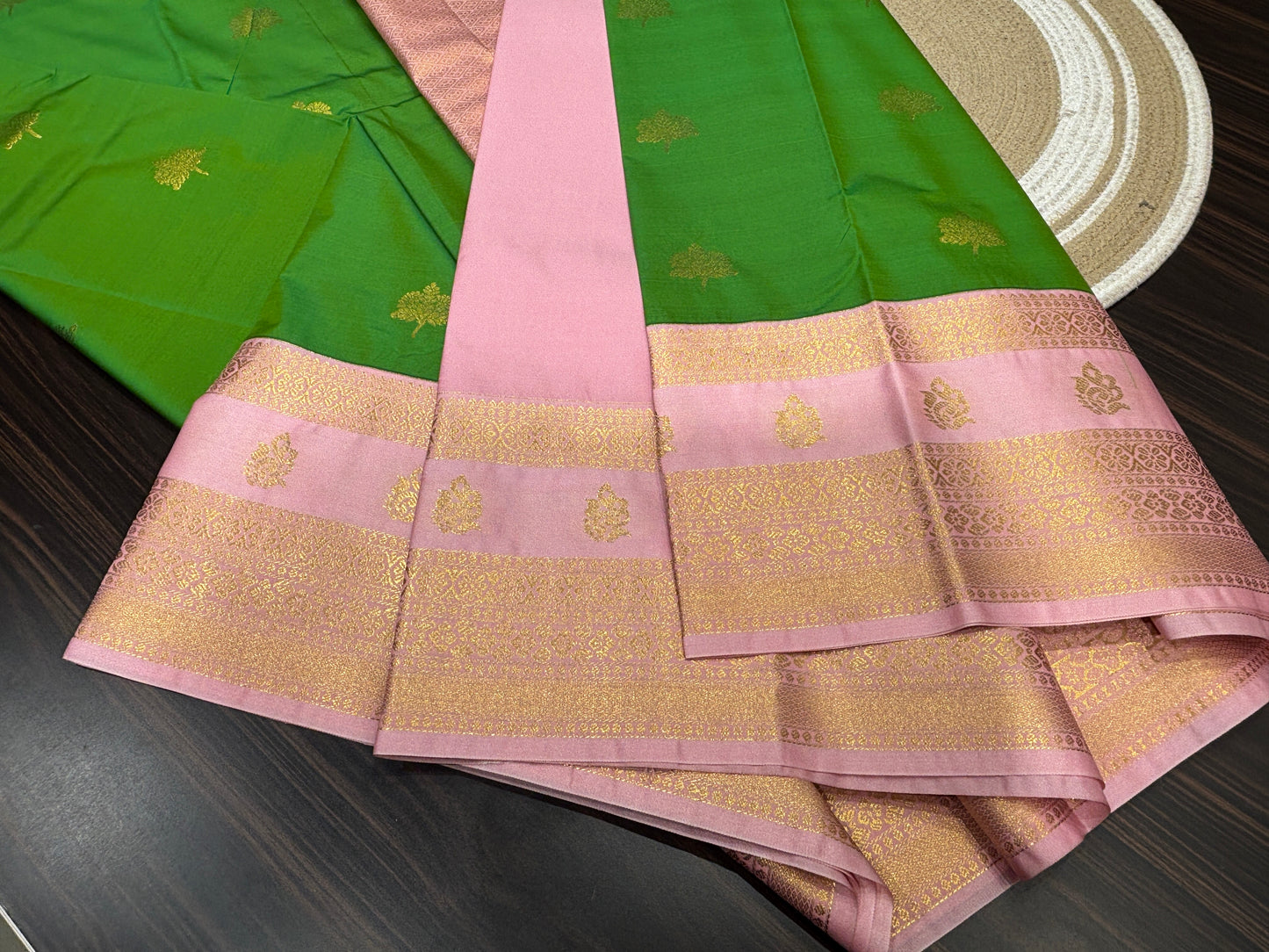 Semi Kanchipuram silk