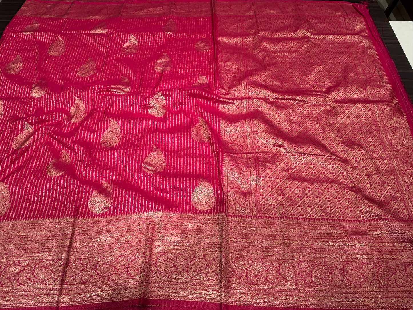 Soft crape saree