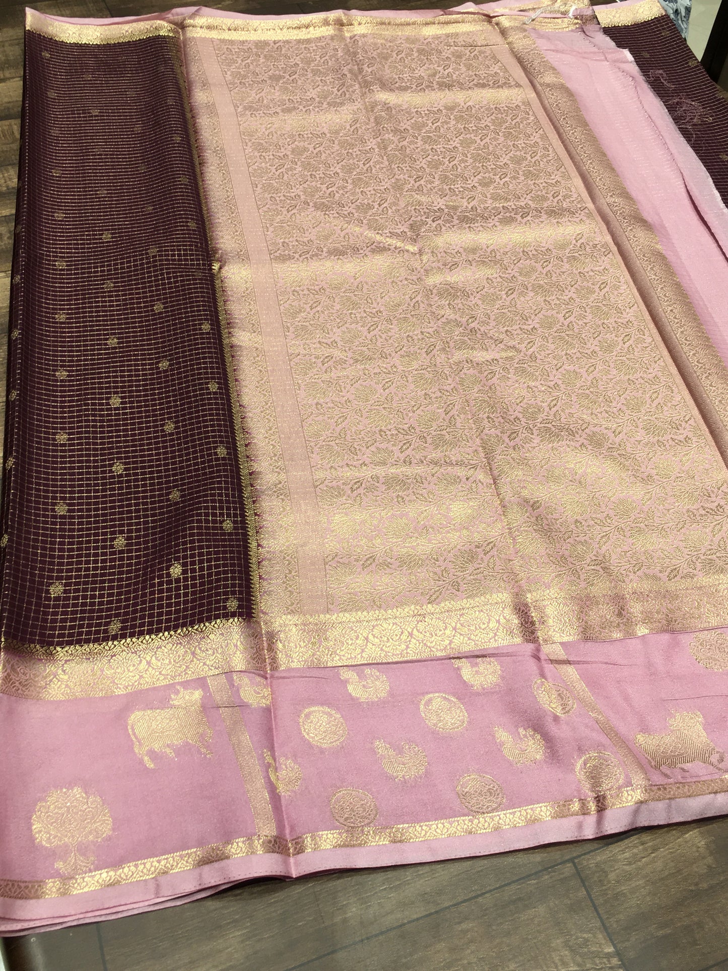 Semi Mysore crape