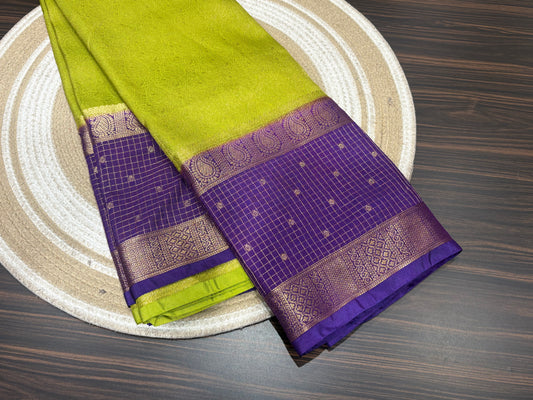Semi Mysore Crape Saree