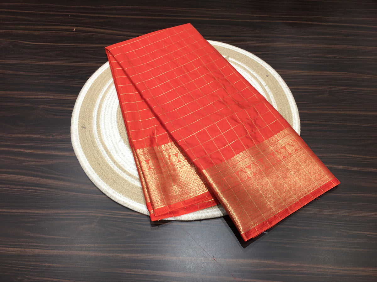 Semi Mysore Crape Silk