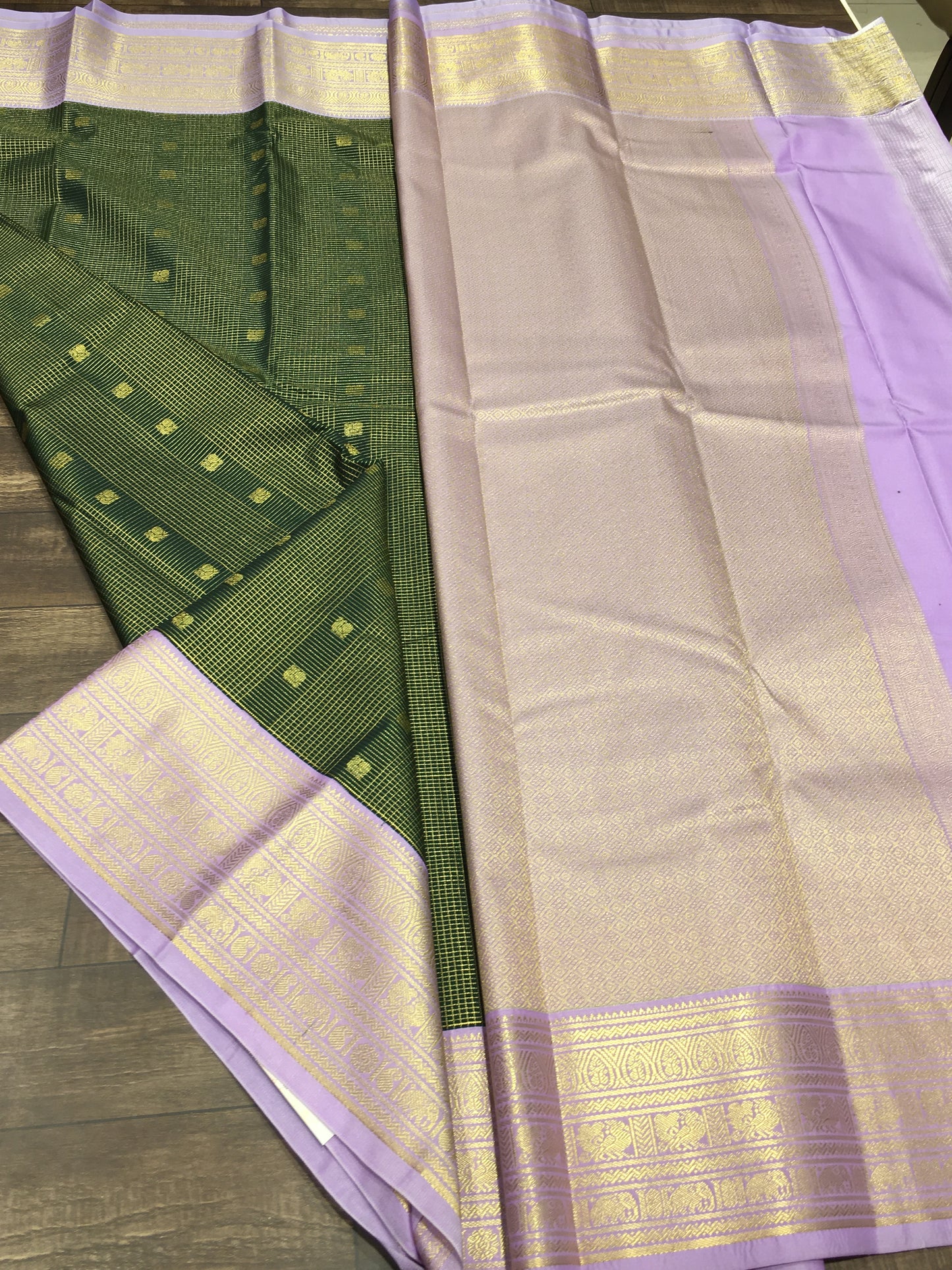 Semi Kanchipuram silk