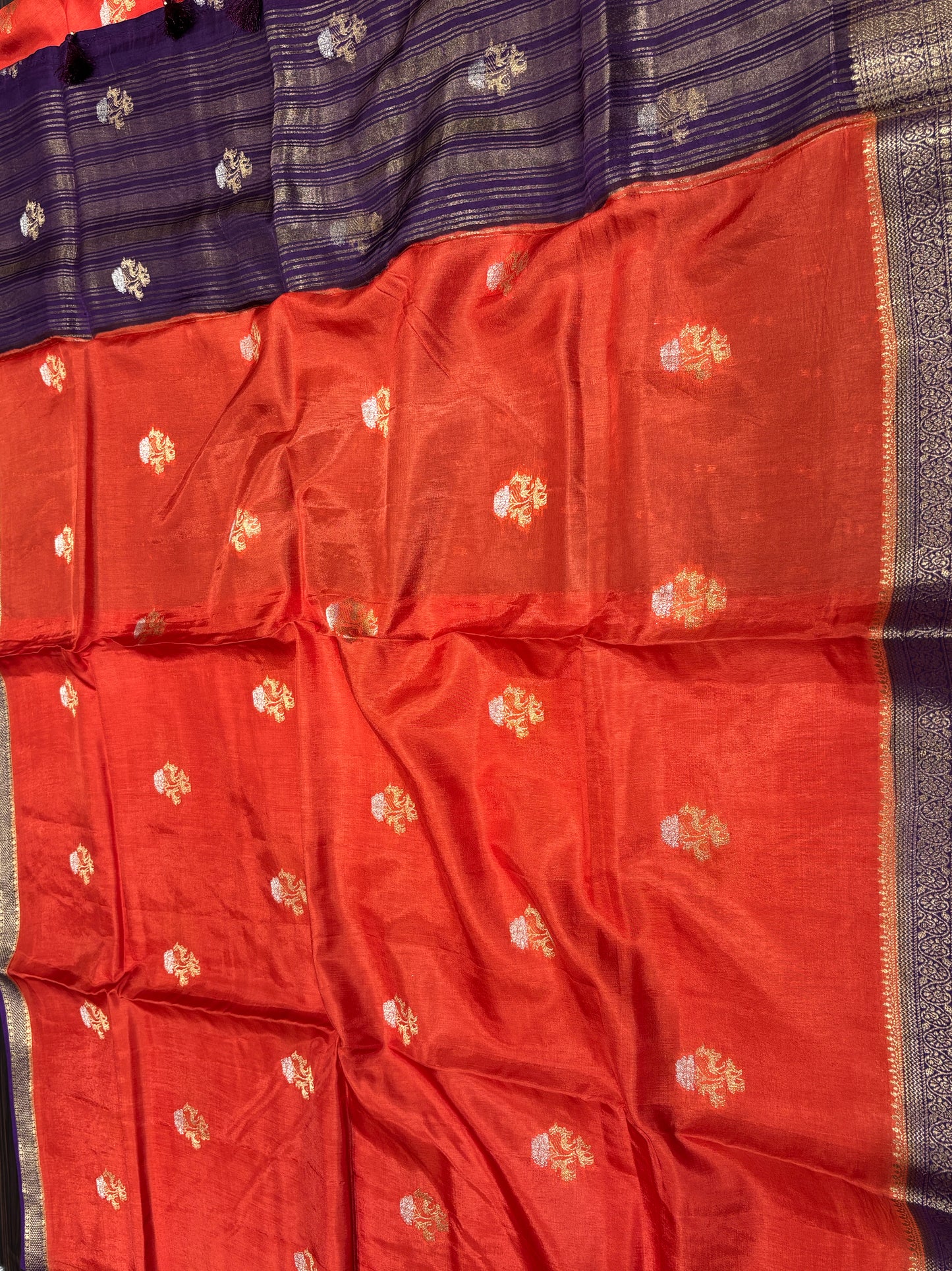Soft tussar saree
