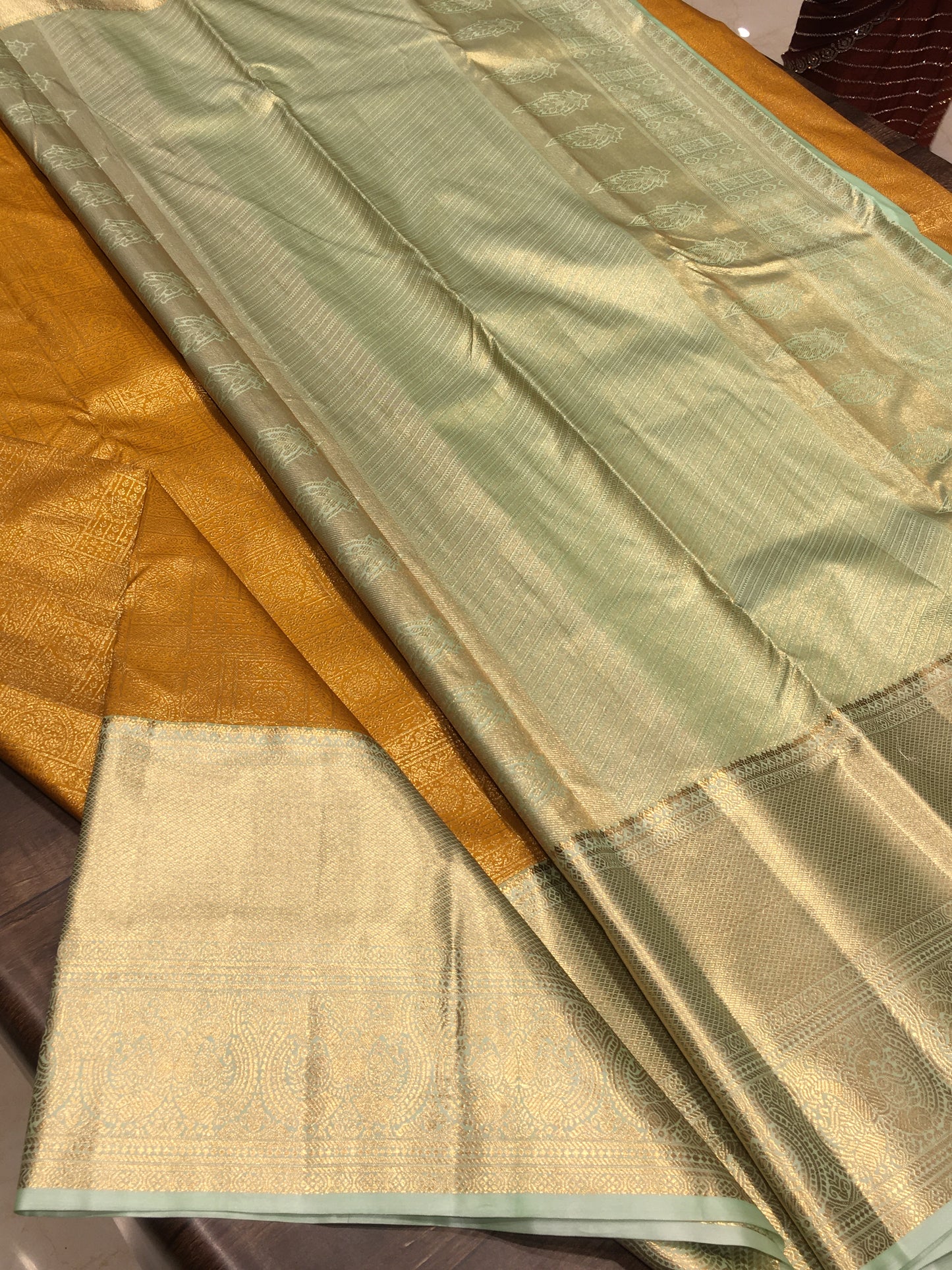 Semi Kanchipuram silk