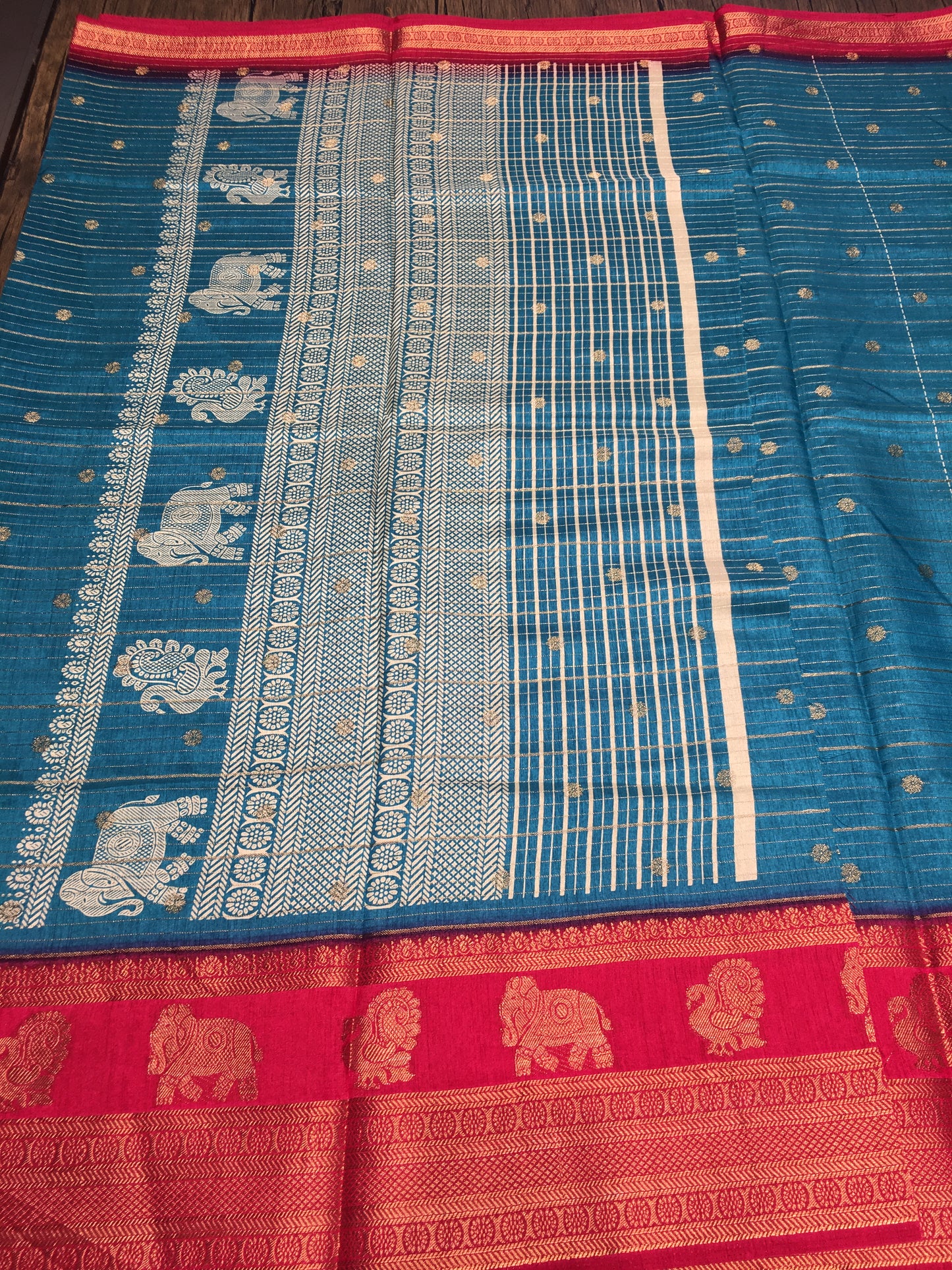 Semi tussar Saree