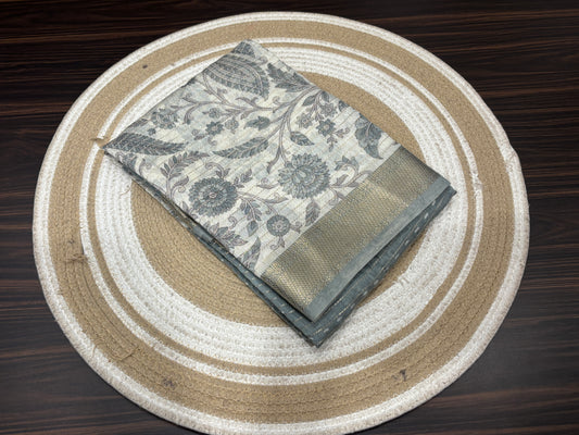 Butter crape saree