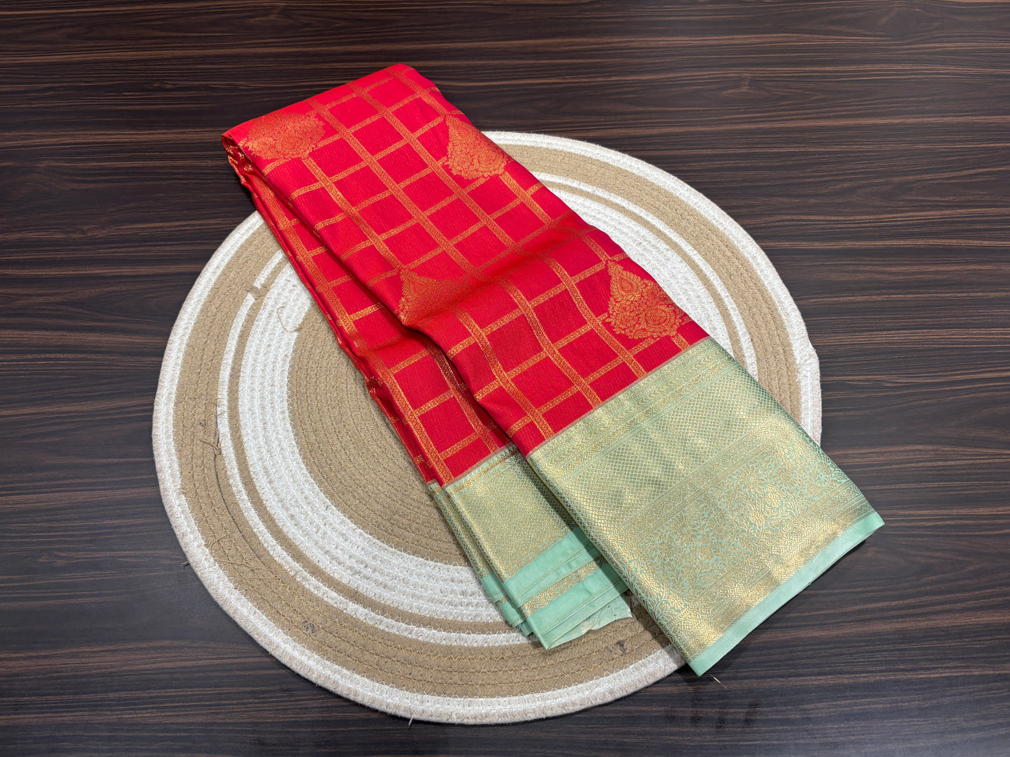 Semi Kanchipuram silk
