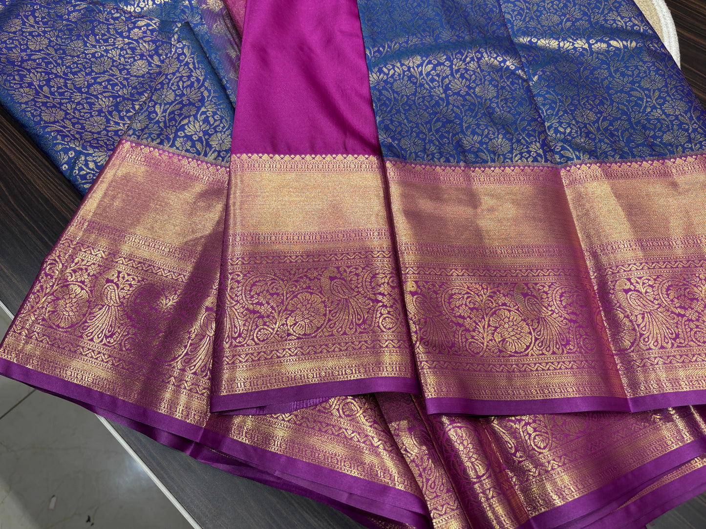 Semi Kanchipuram silk