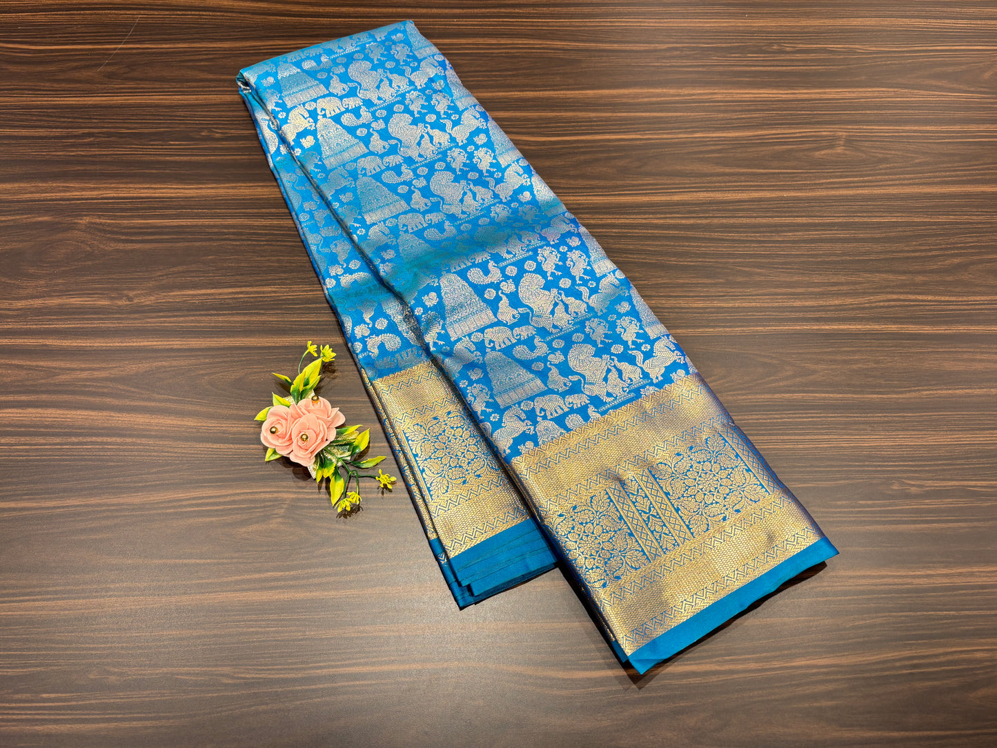 Semi Kanchipuram silk