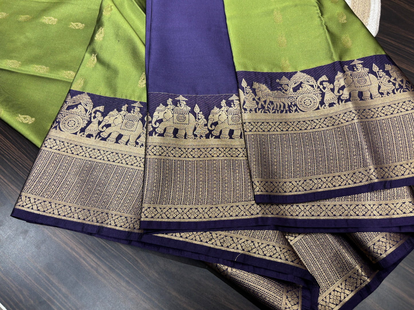 Semi Kanchipuram silk