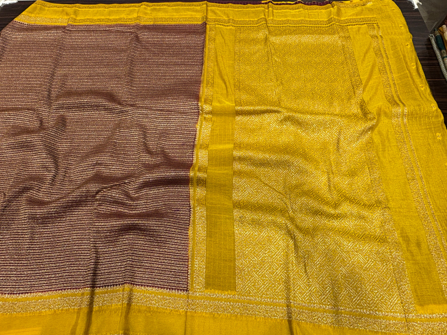 Dupion silk saree