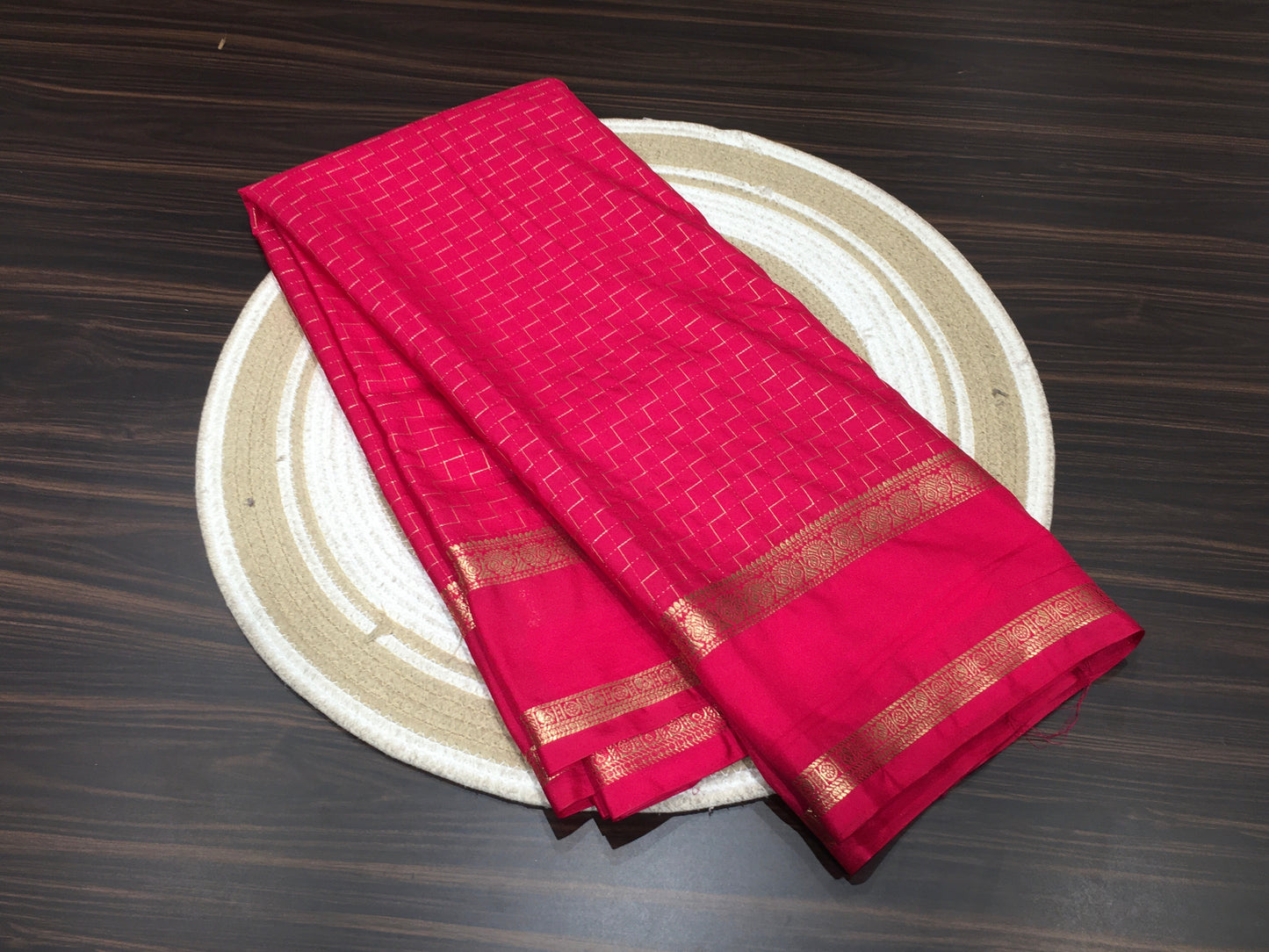 Mysore crape saree