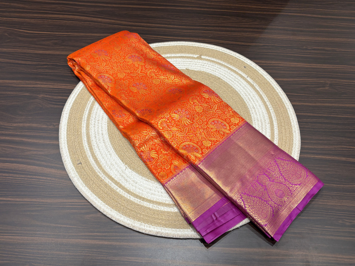 Semi Kanchipuram silk