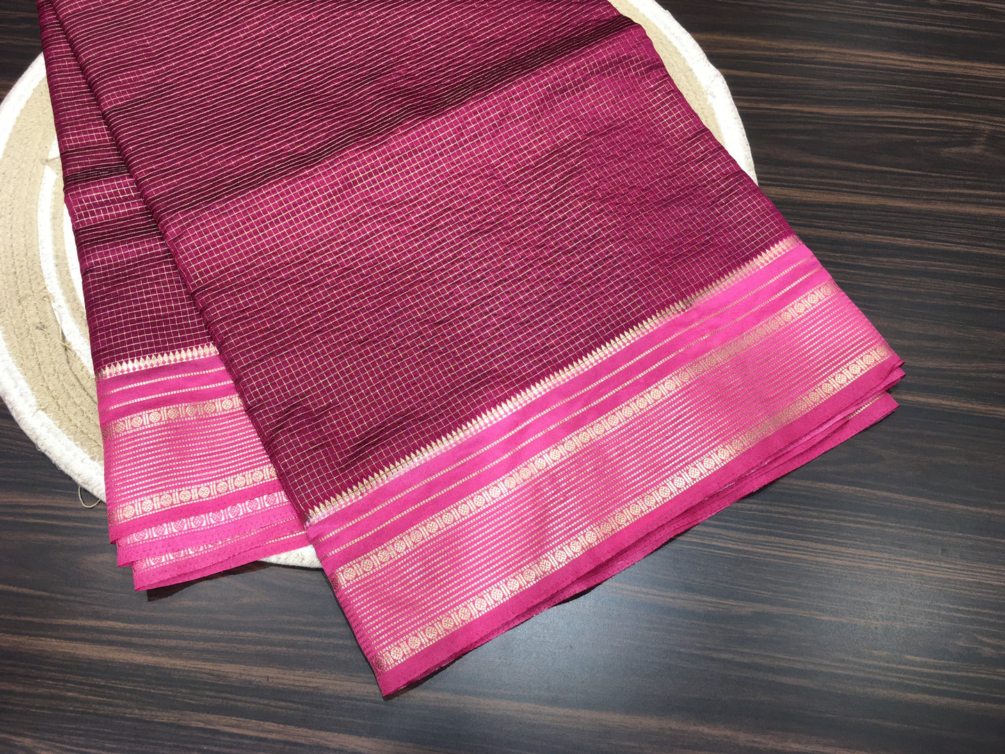 Moonga Crape Saree