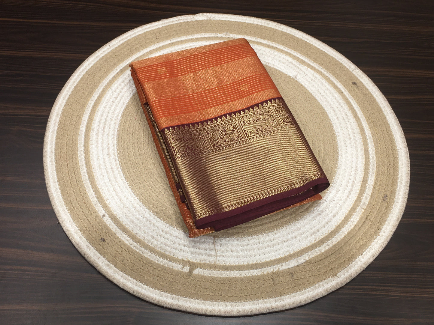 Semi Kanchipuram silk