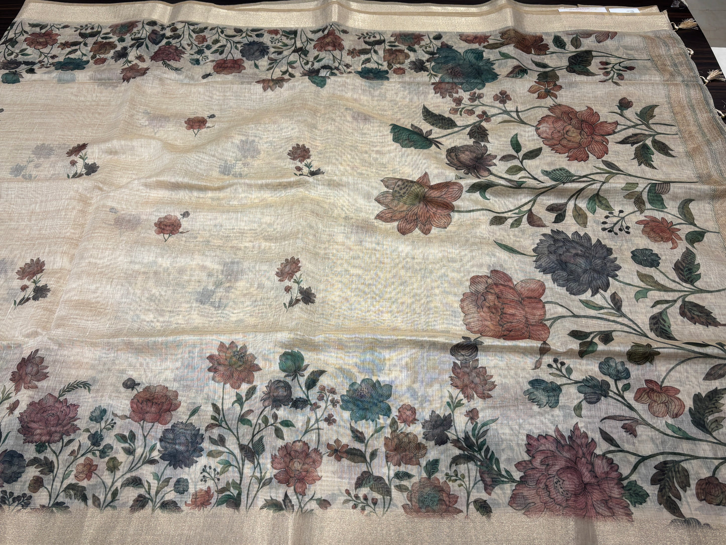 Fancy cotton saree