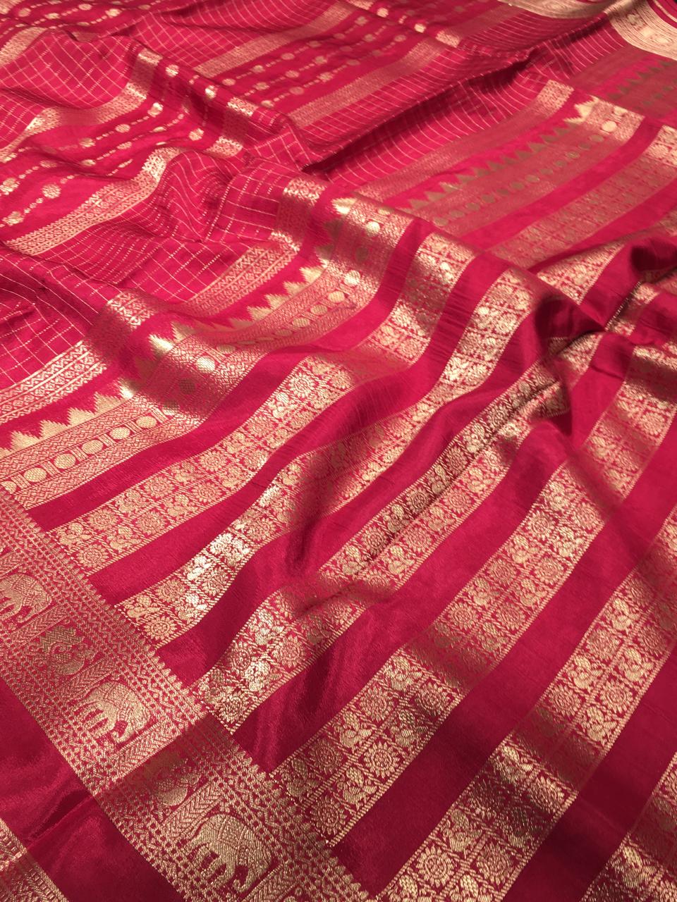 Semi Mysore Crape Silk
