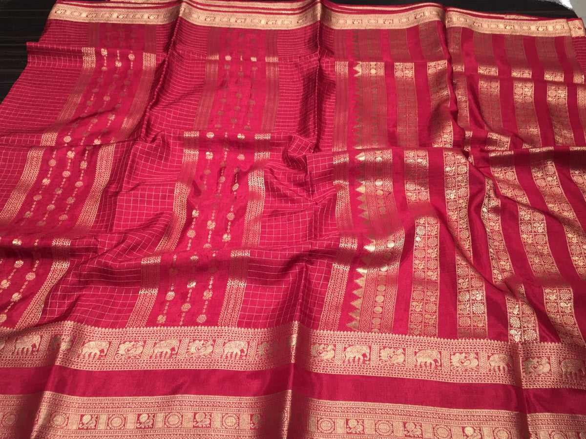 Semi Mysore Crape Silk