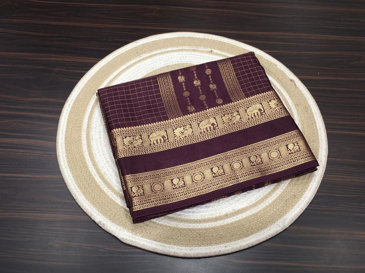 Semi Mysore Crape Silk