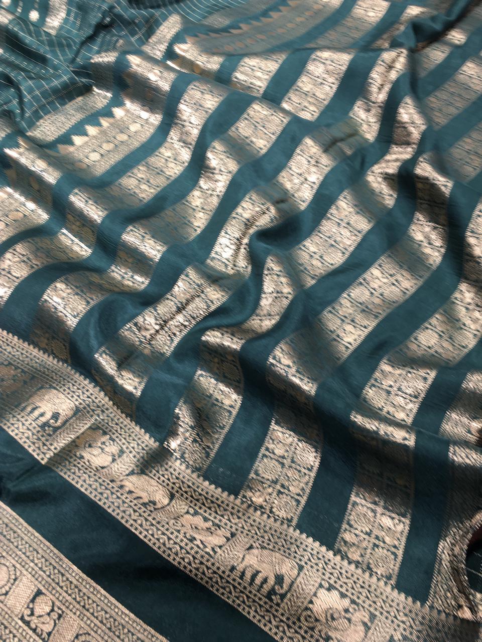 Semi Mysore Crape Silk