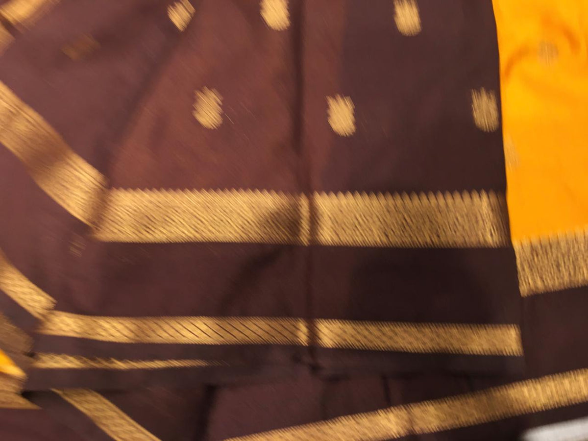 Semi Mysore Crape Silk