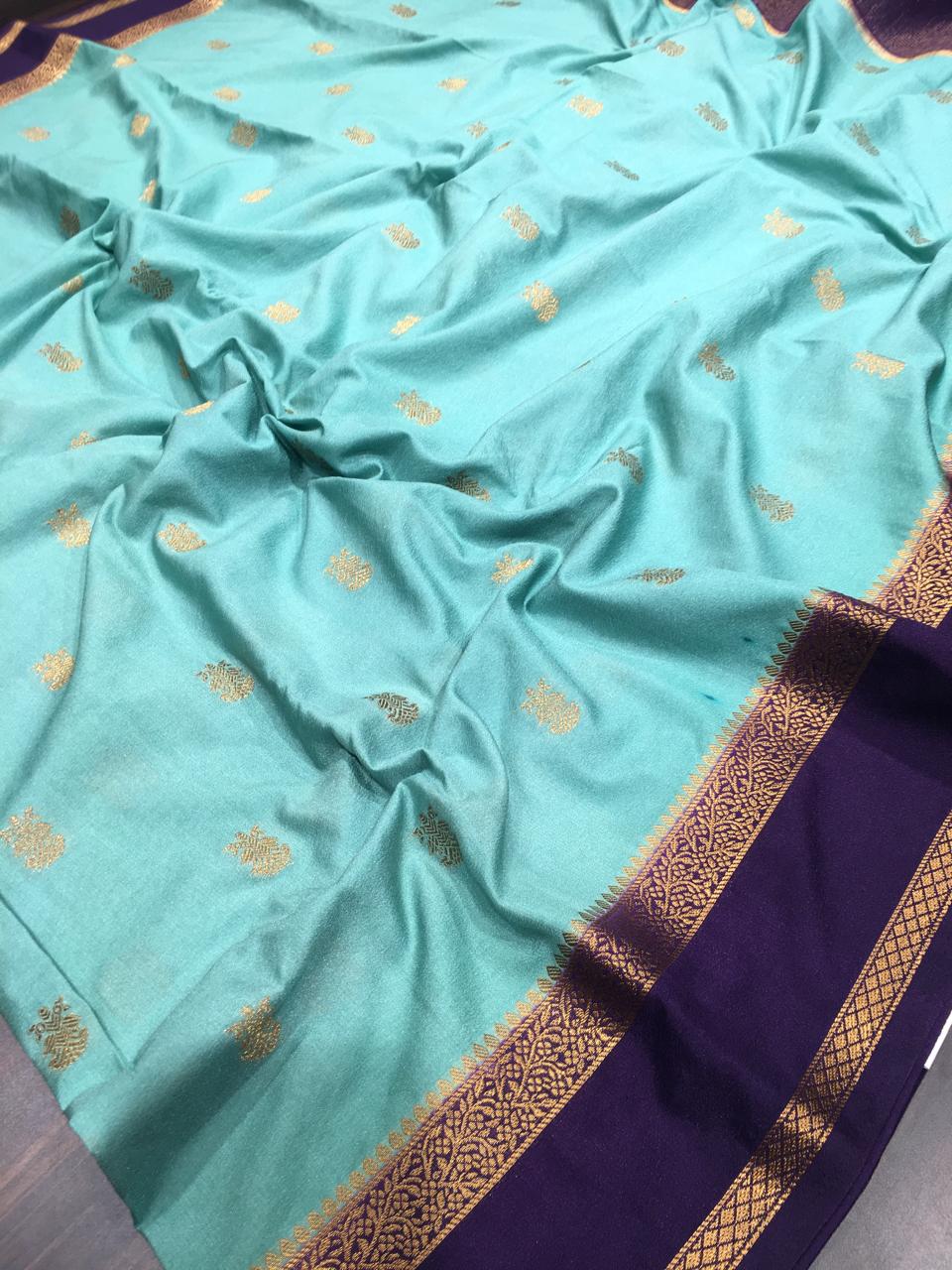 Semi Mysore Crape Silk