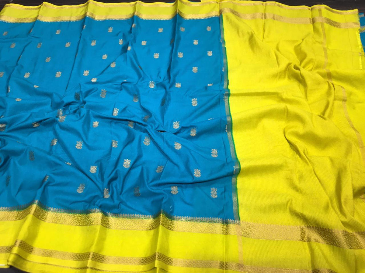 Semi Mysore Crape Silk