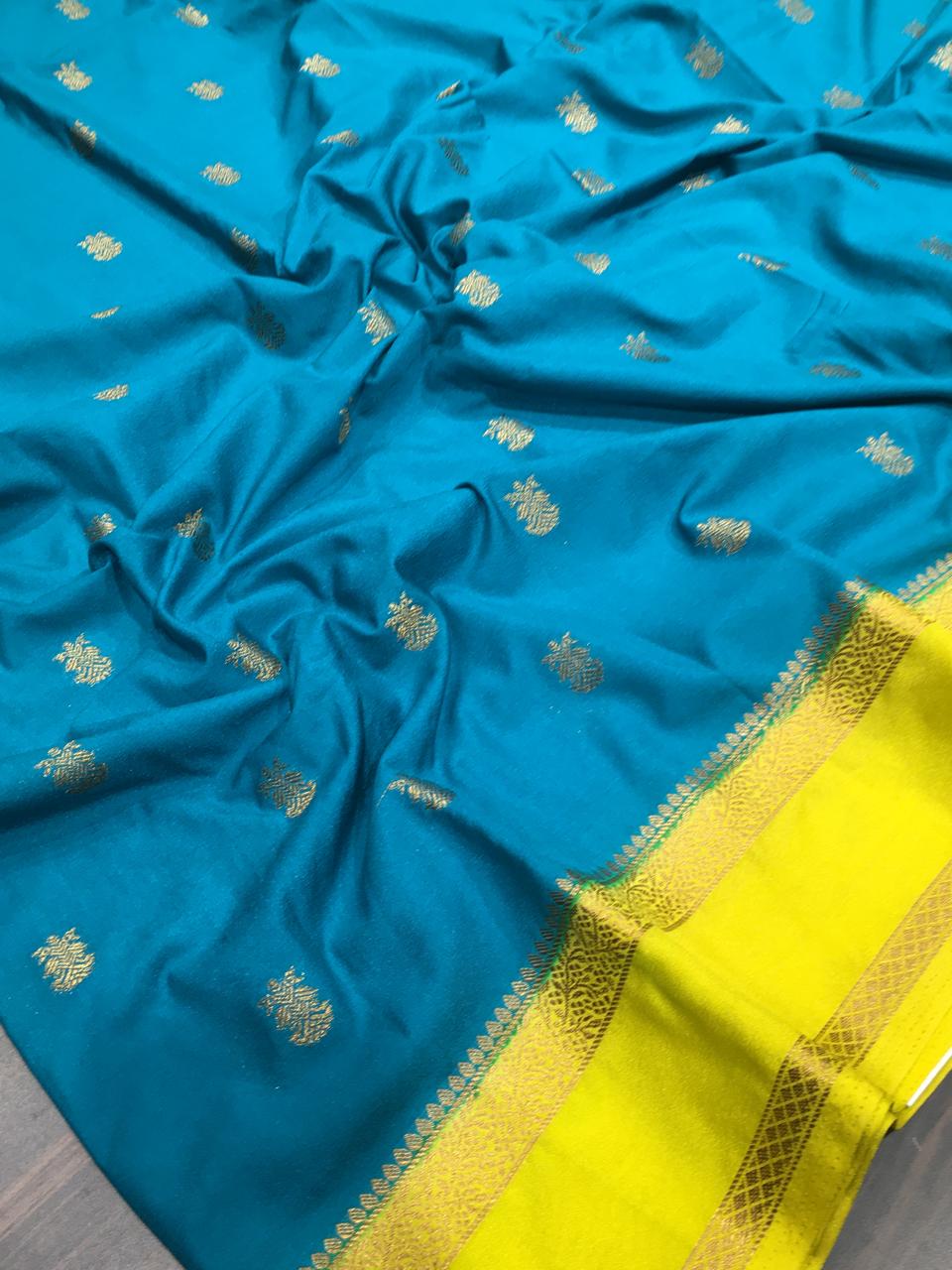 Semi Mysore Crape Silk