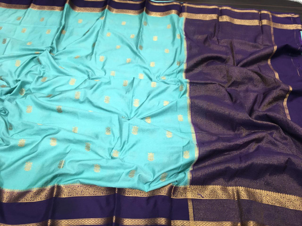 Semi Mysore Crape Silk