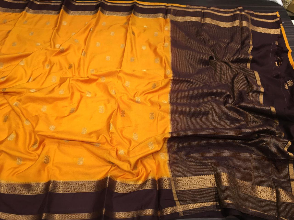 Semi Mysore Crape Silk