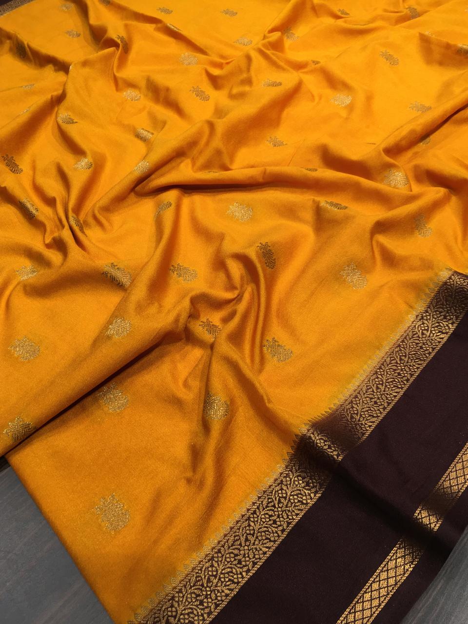 Semi Mysore Crape Silk
