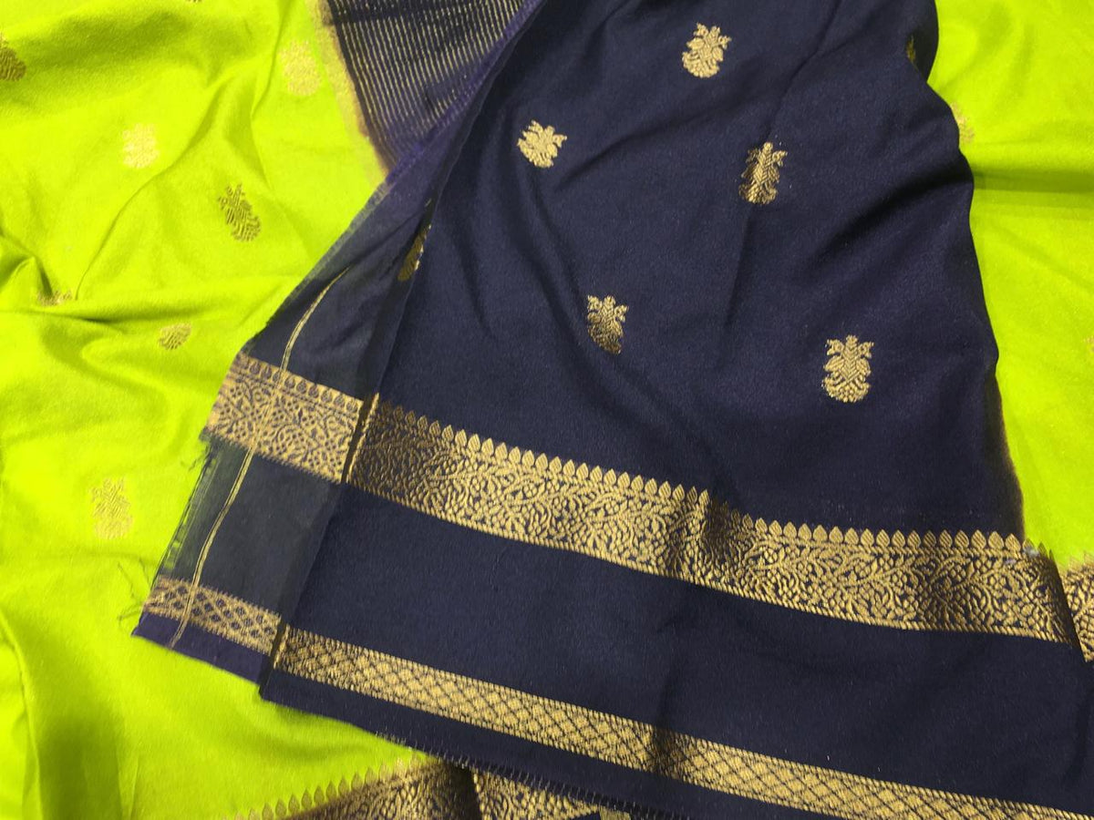 Semi Mysore Crape Silk