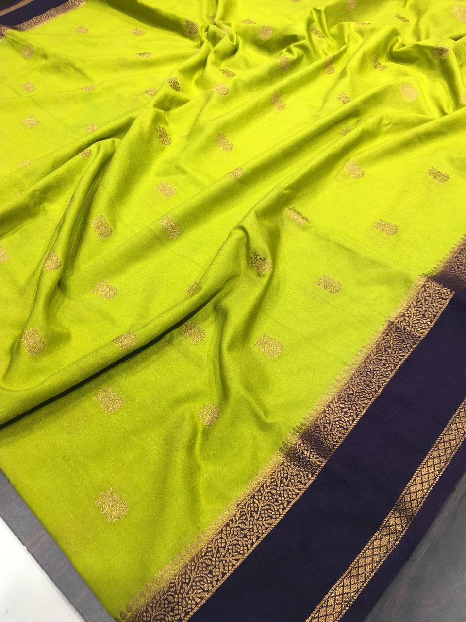 Semi Mysore Crape Silk