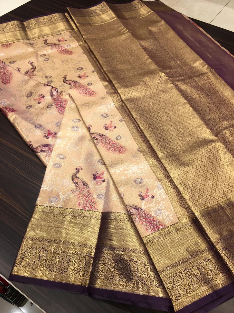 Semi Kanchipuram Tissue